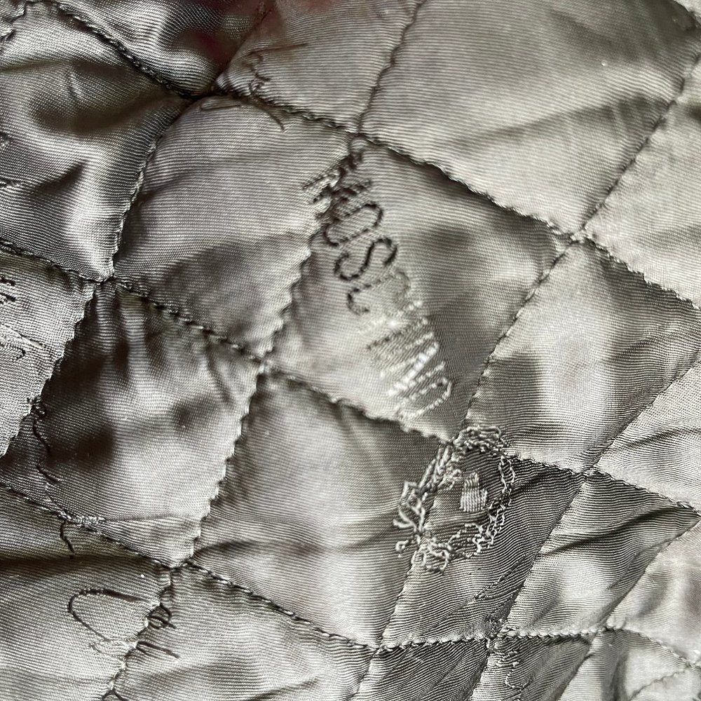 Auc Versace Leather Bomber Black Jacket - Picture 11 of 17